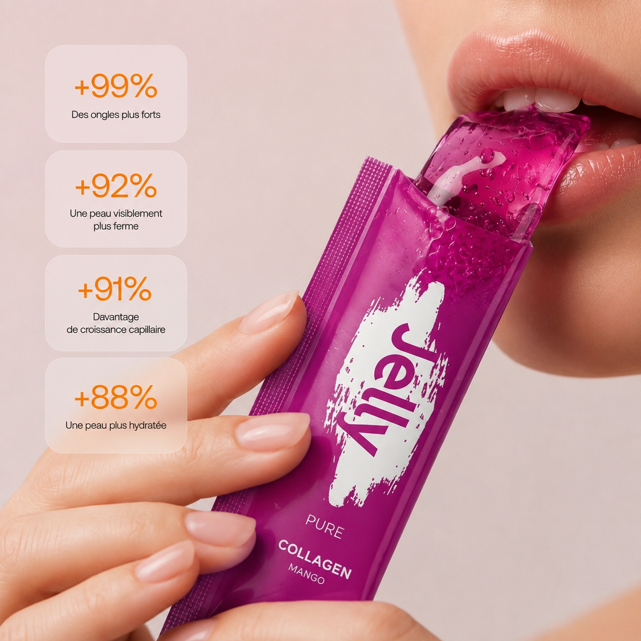 Stick Jelly Collagène Marin Gelée Beauté Anti-Âge