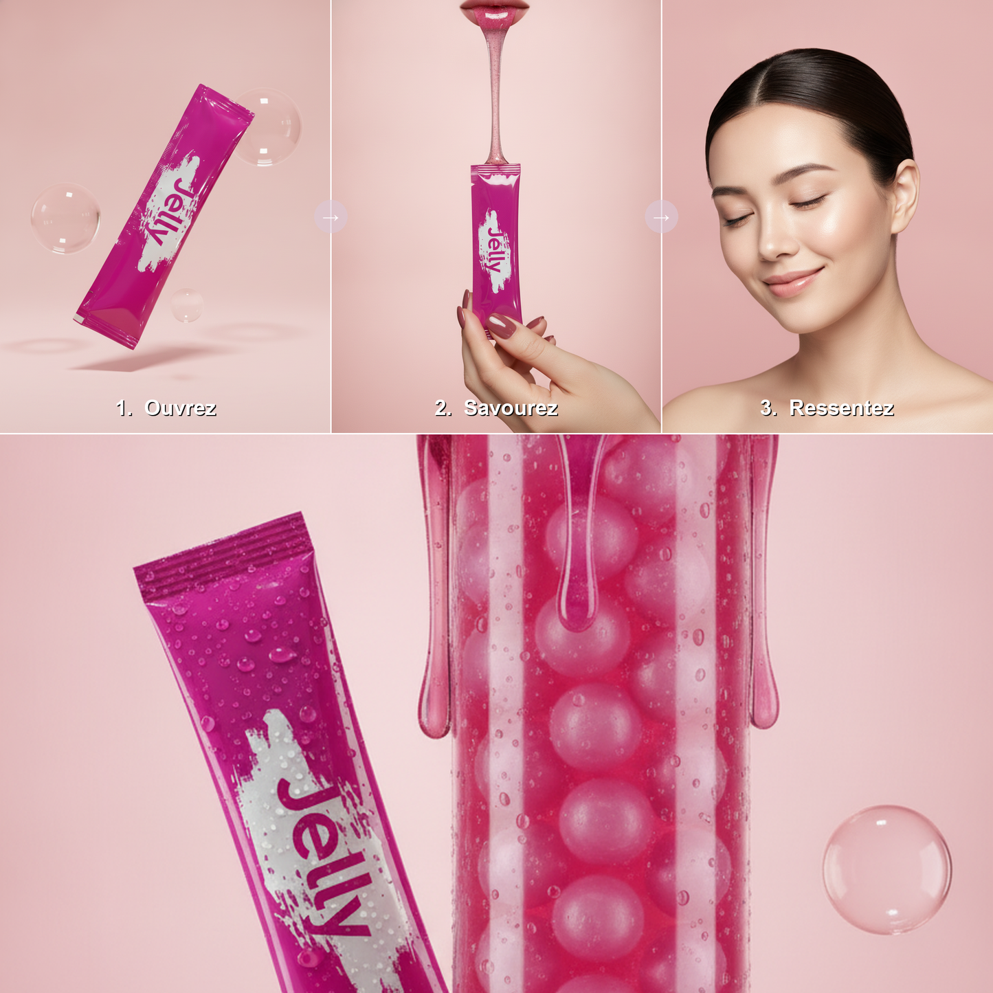 Stick Jelly Collagène Marin Gelée Beauté Anti-Âge